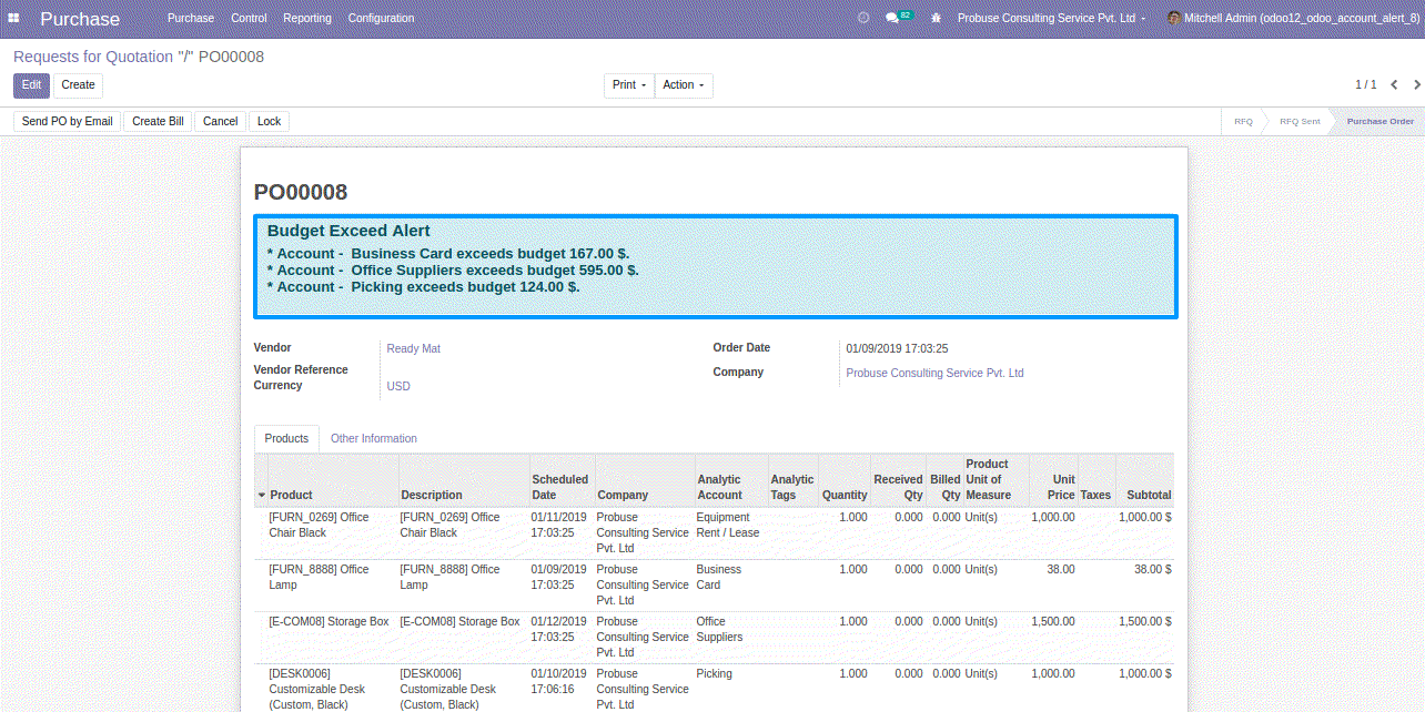 Odoo CMS- Sample image floating